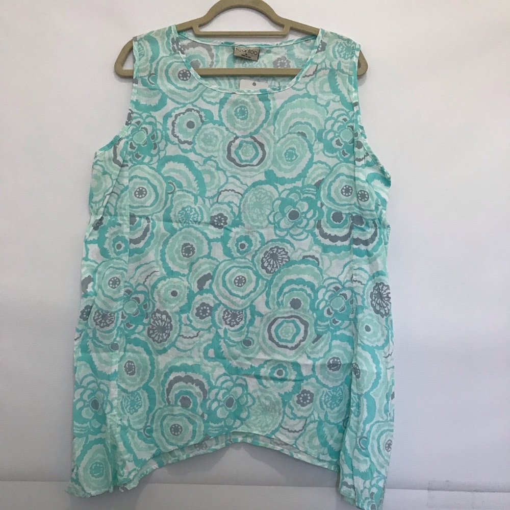 NWT I Can Too Sleeveless Top Size XL